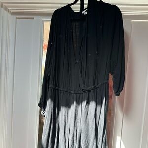 Ava & Viv Black Sheer Dress